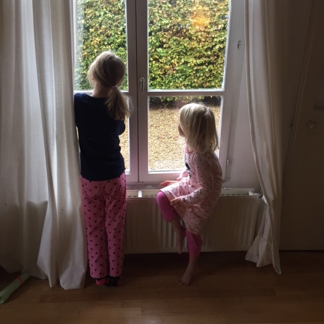 Wachten op de bakker